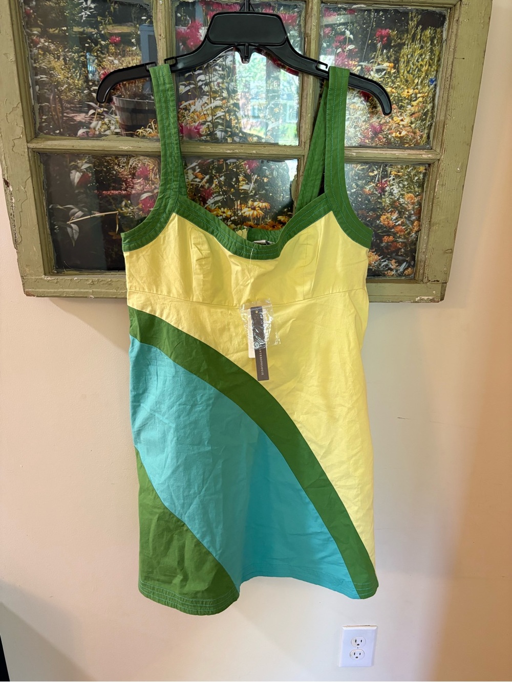 NWT Anthropologie Maeve Sleeveless Scoop Neck Mini Babydoll Dress - Picture 2 of 5